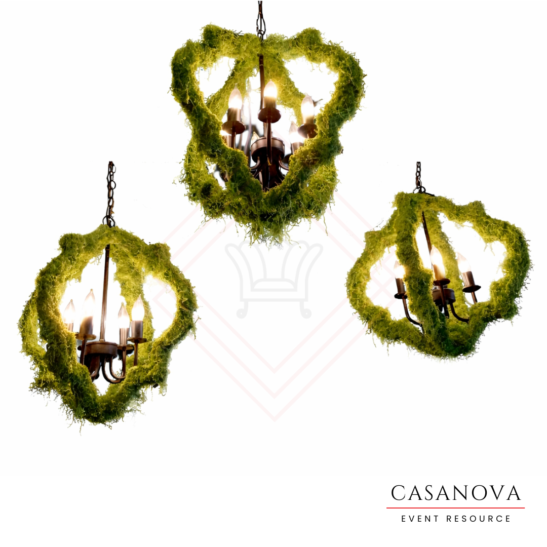 Enchanted Moss Chandelier