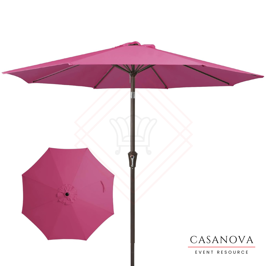 9' Market Umbrella Fuchsia